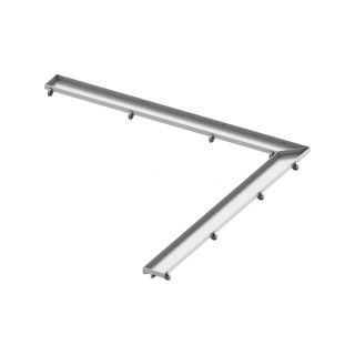 TECE Основа для плитки "plate" TECEdrainline угловая 611270 из нержавеющей стали 120 x 120 cм